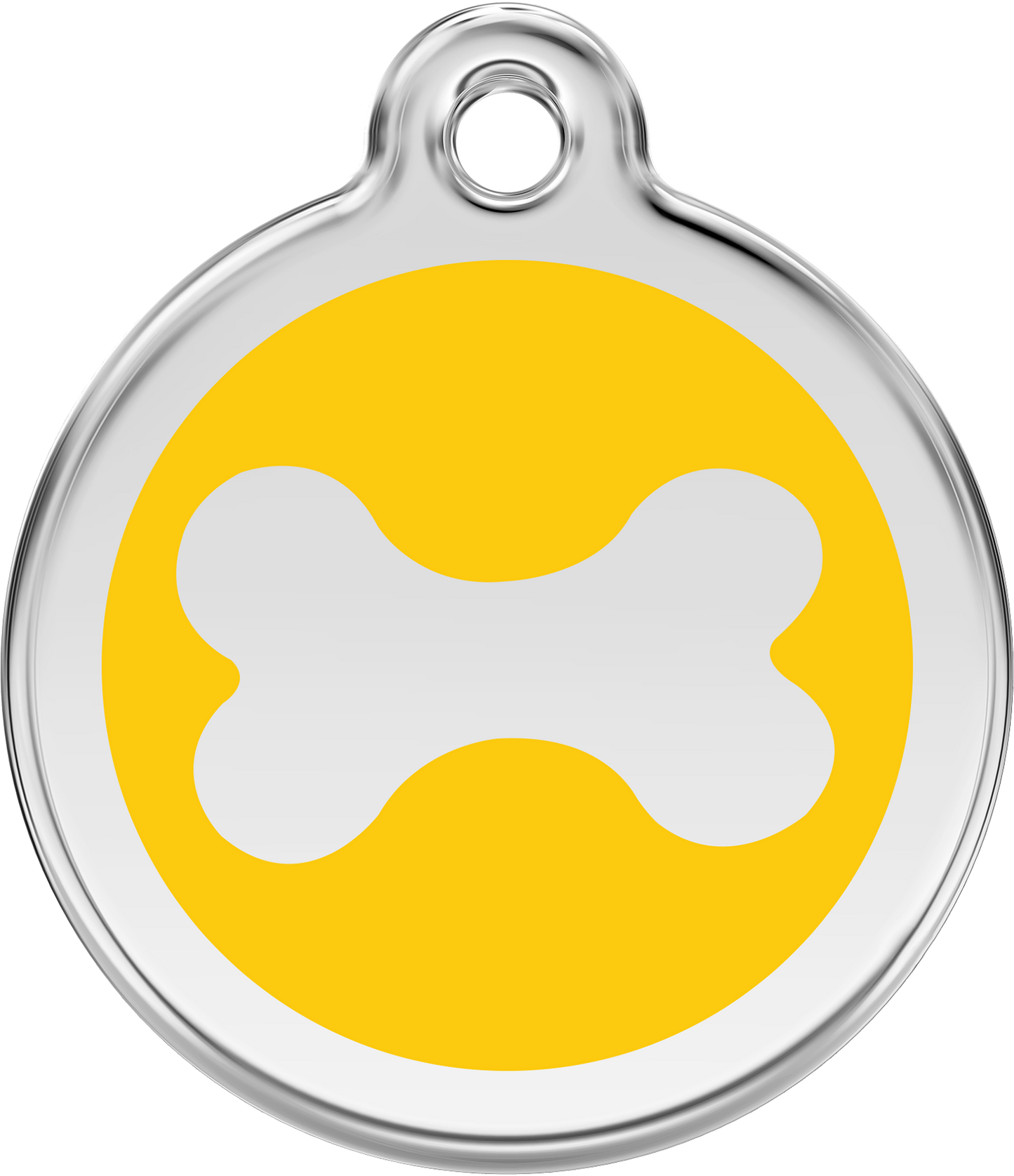 Red Dingo - Bone Yellow Tag & Engraving