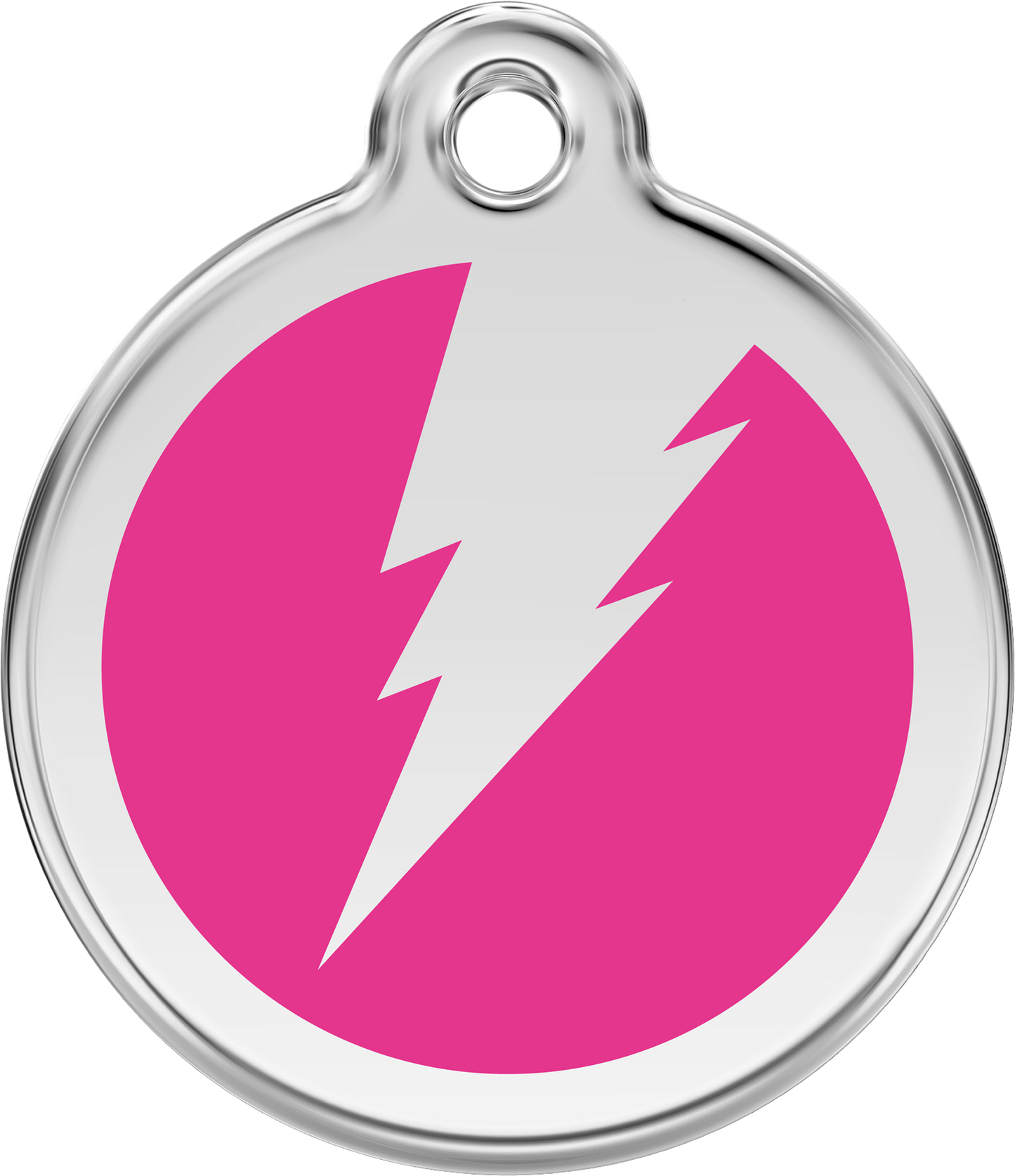 Red Dingo - Flash Hot Pink Tag & Engraving