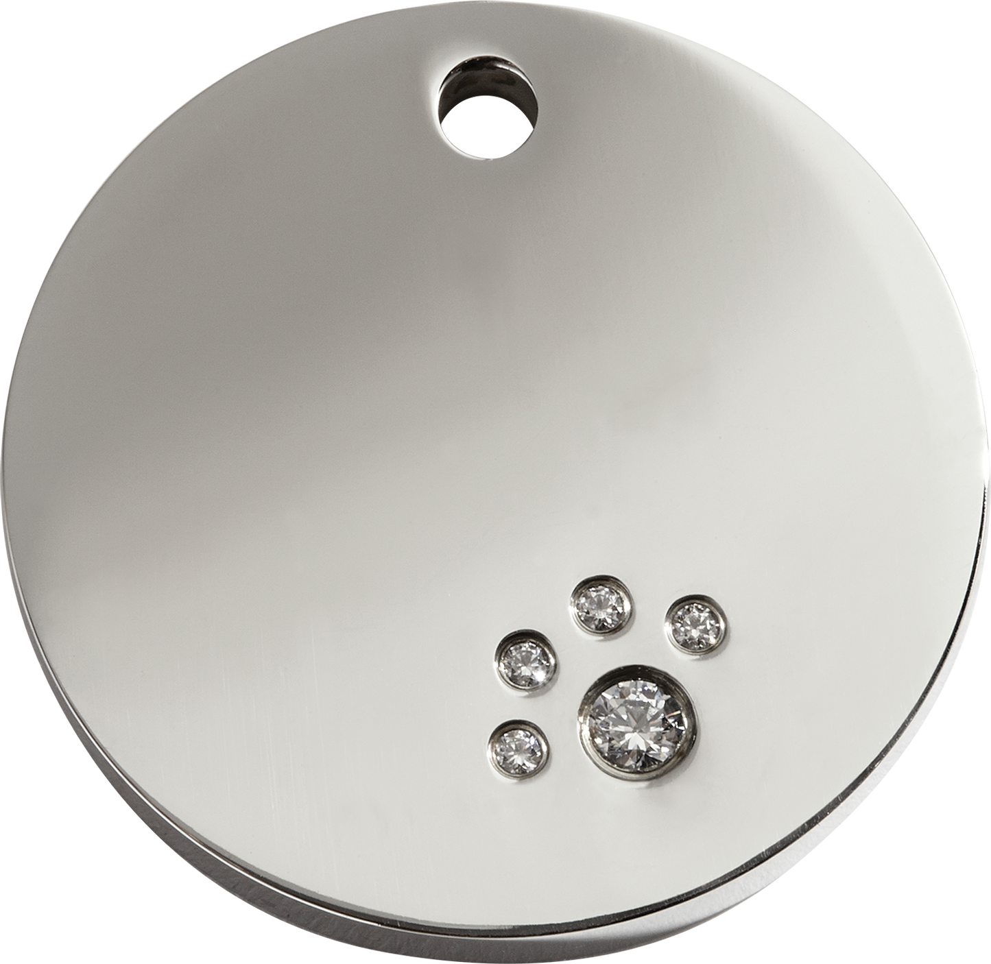 Red Dingo - Diamante Swarovski Circle & Engraving