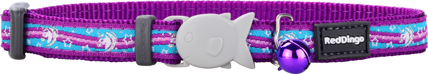 Unicorn Purple Cat Collar