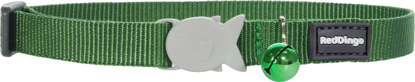 Red Dingo - Classic Green Cat Collar