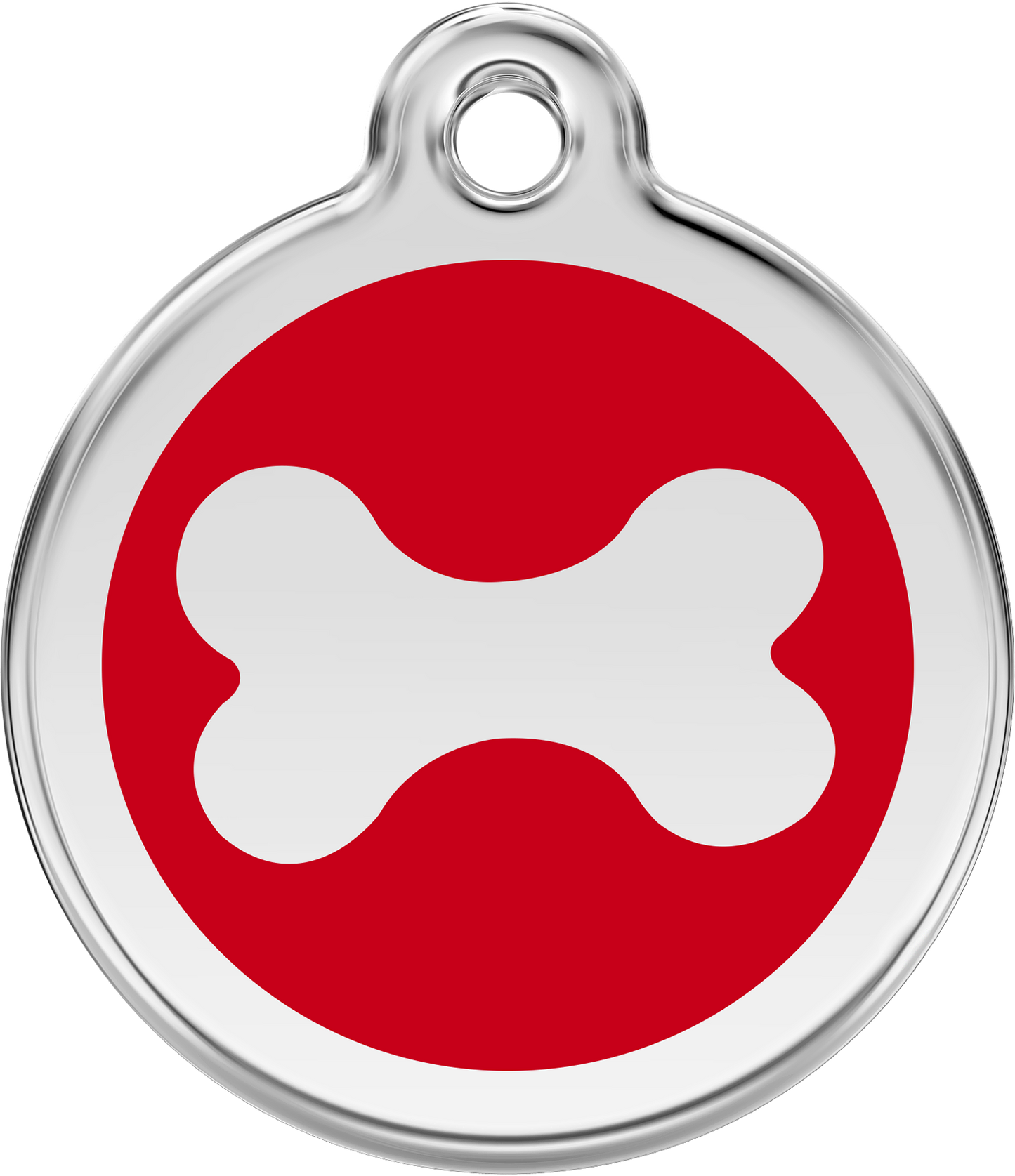 Red Dingo - Bone Red Tag & Engraving
