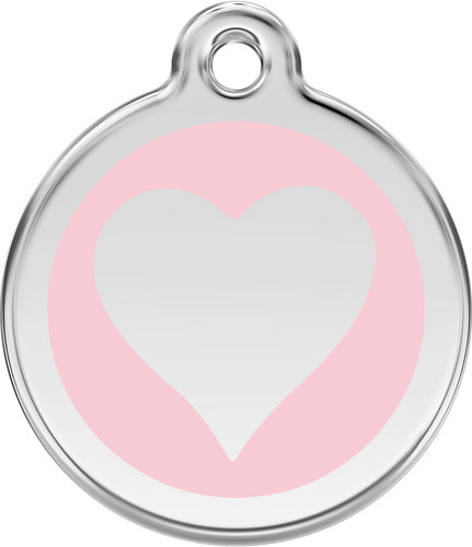 Red Dingo - Heart Pink Tag & Engraving