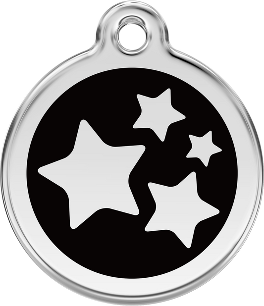 Red Dingo - Star Black Tag & Engraving