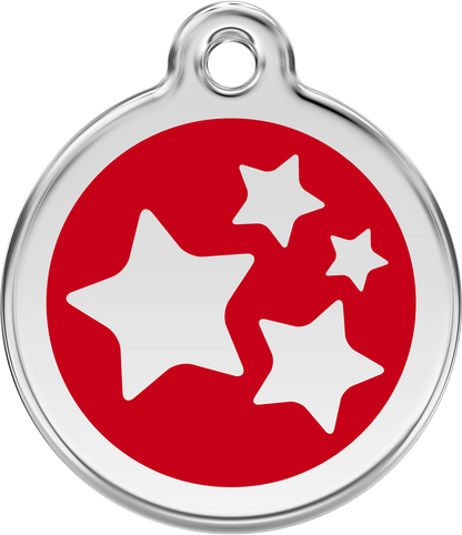Red Dingo - Star Red Tag & Engraving