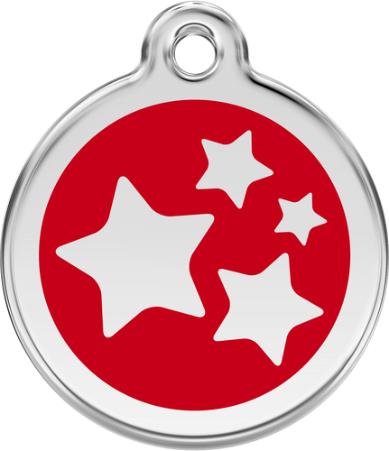 Red Dingo - Star Red Tag & Engraving