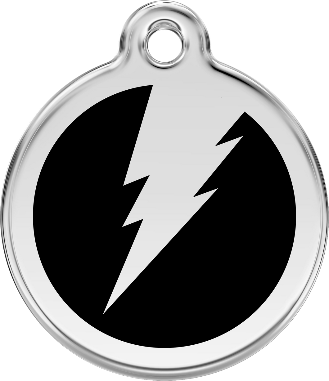 Red Dingo - Flash Black Tag & Engraving