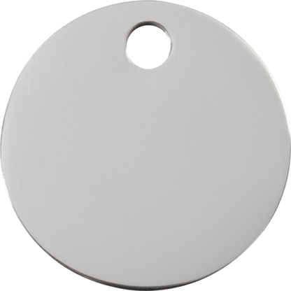 Red Dingo - Plain Circle Tag & Engraving