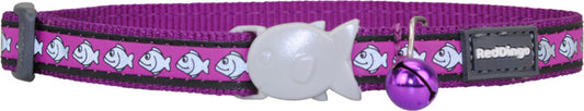 Reflective Purple Cat Collar