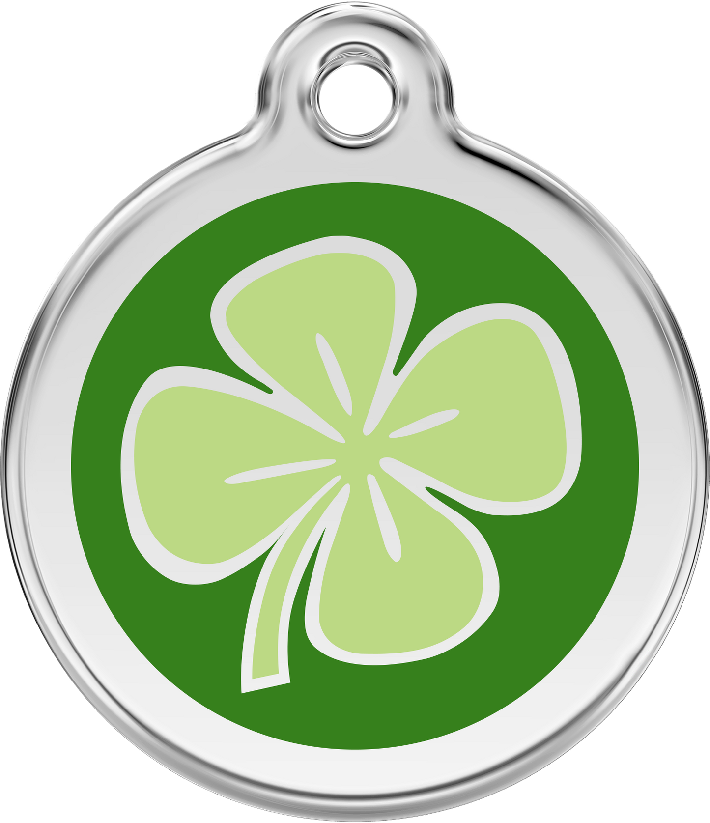 Red Dingo - Clover Green Tag & Engraving