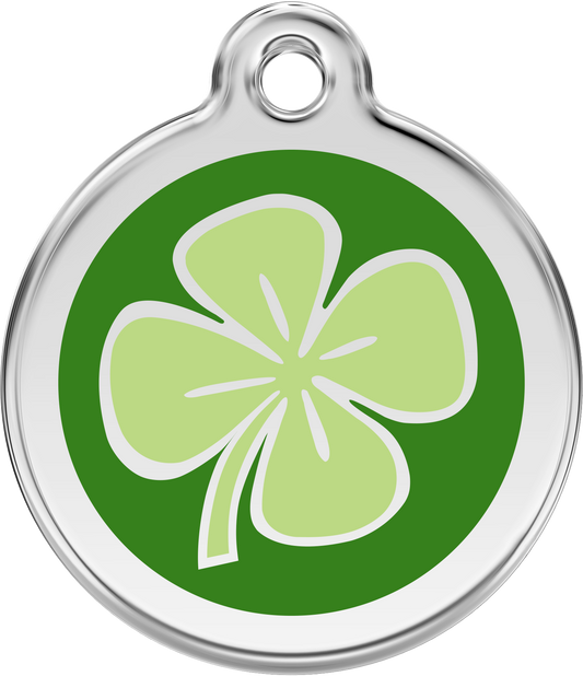Red Dingo - Clover Green Tag & Engraving