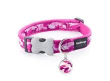 Load image into Gallery viewer, Camouflage Hot Pink Dog Collar