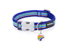 Load image into Gallery viewer, Red Dingo &#39;Horizontal Stripes Navy&#39; Collar