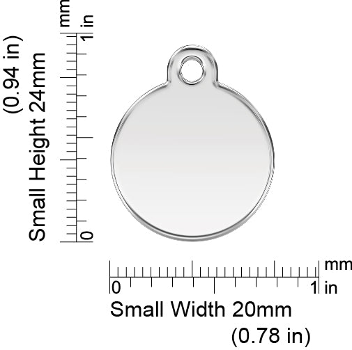 Red Dingo - Heart Red Tag & Engraving