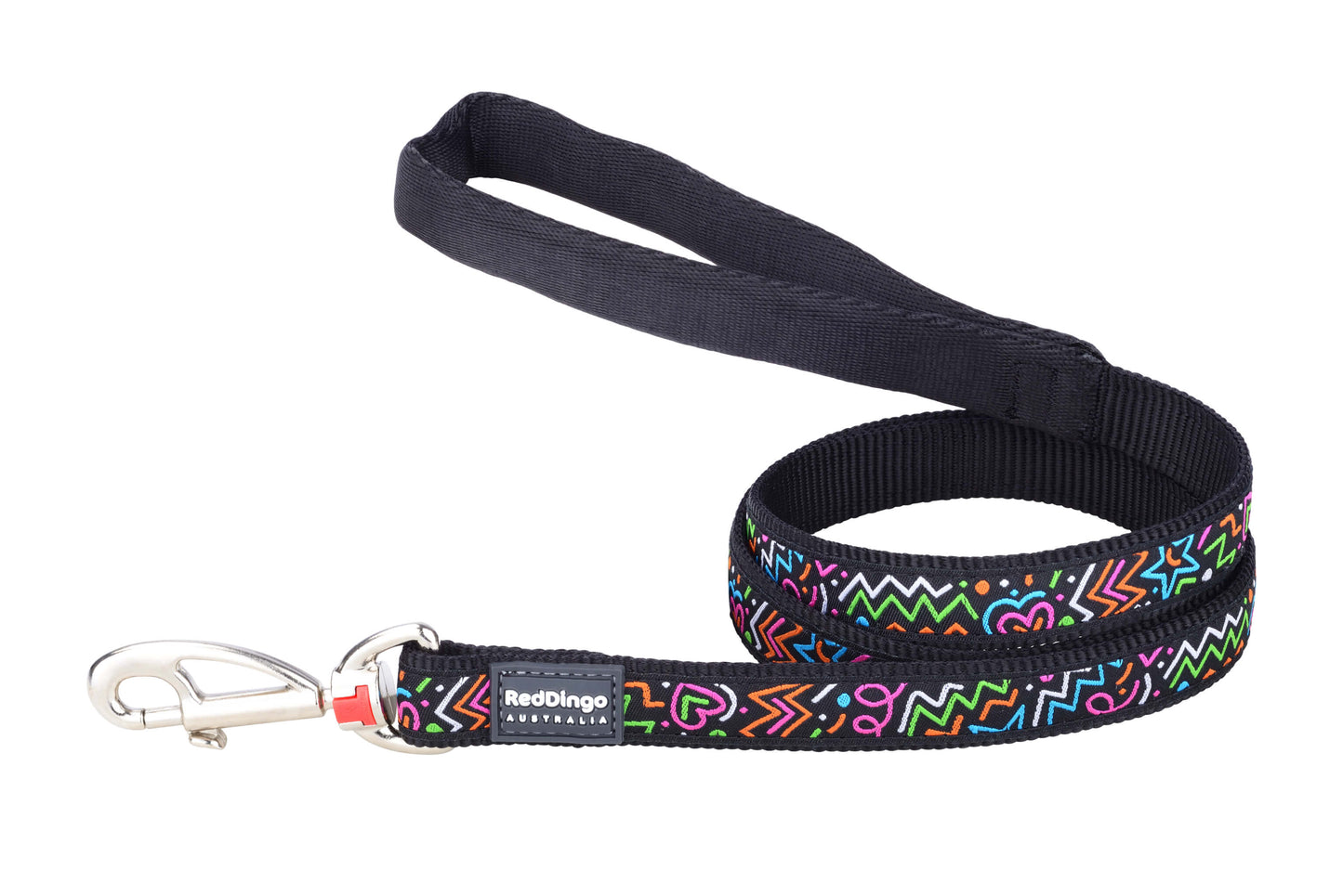 Red Dingo Squiggle Dog Lead