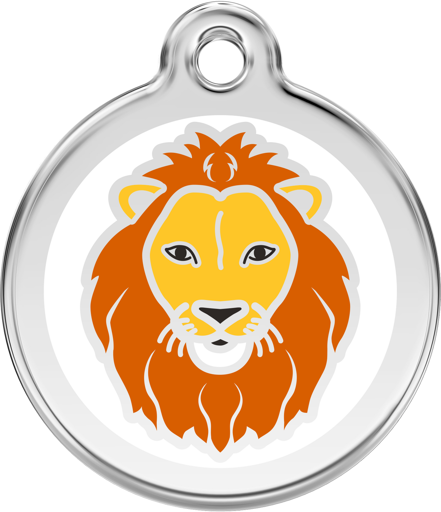 Red Dingo - Lion White Tag & Engraving