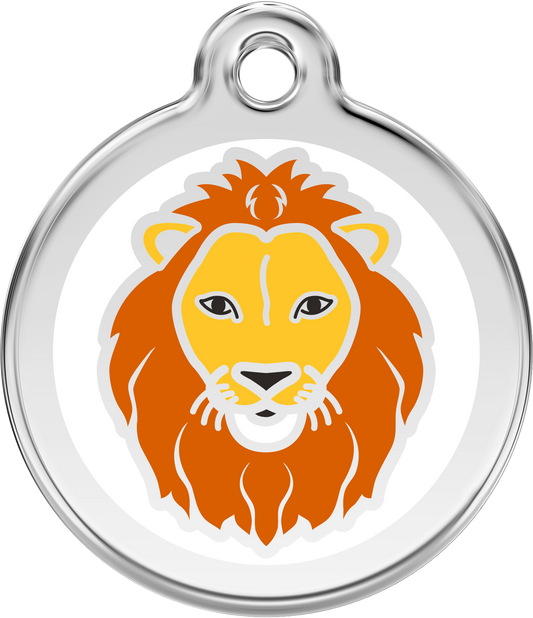 Red Dingo - Lion White Tag & Engraving