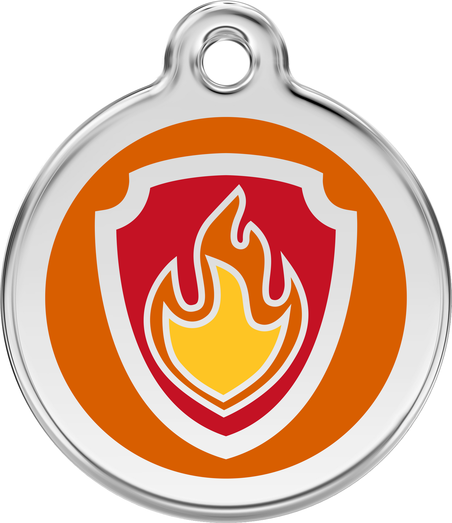 Red Dingo - Nickelodeon Paw Patrol Marshall Orange Tag & Engraving