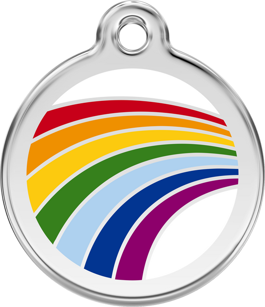 Red Dingo - Rainbow Tag & Engraving