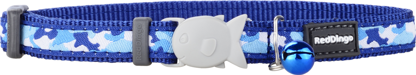 Camouflage Navy Cat Collar
