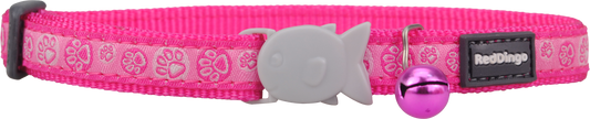 Paw Impressions Hot Pink Cat Collar