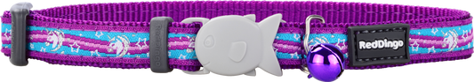 Unicorn Purple Cat Collar