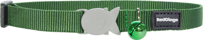 Red Dingo - Classic Green Cat Collar