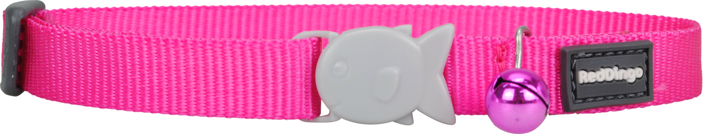 Classic Hot Pink Cat Collar