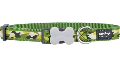 Red Dingo 'Camouflage Green' Collar