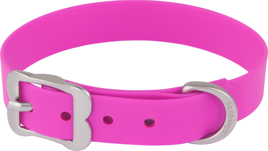 Hot Pink Vivid PVC Collars