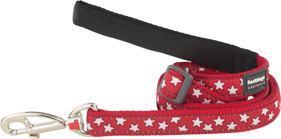 White Stars on Red Leads