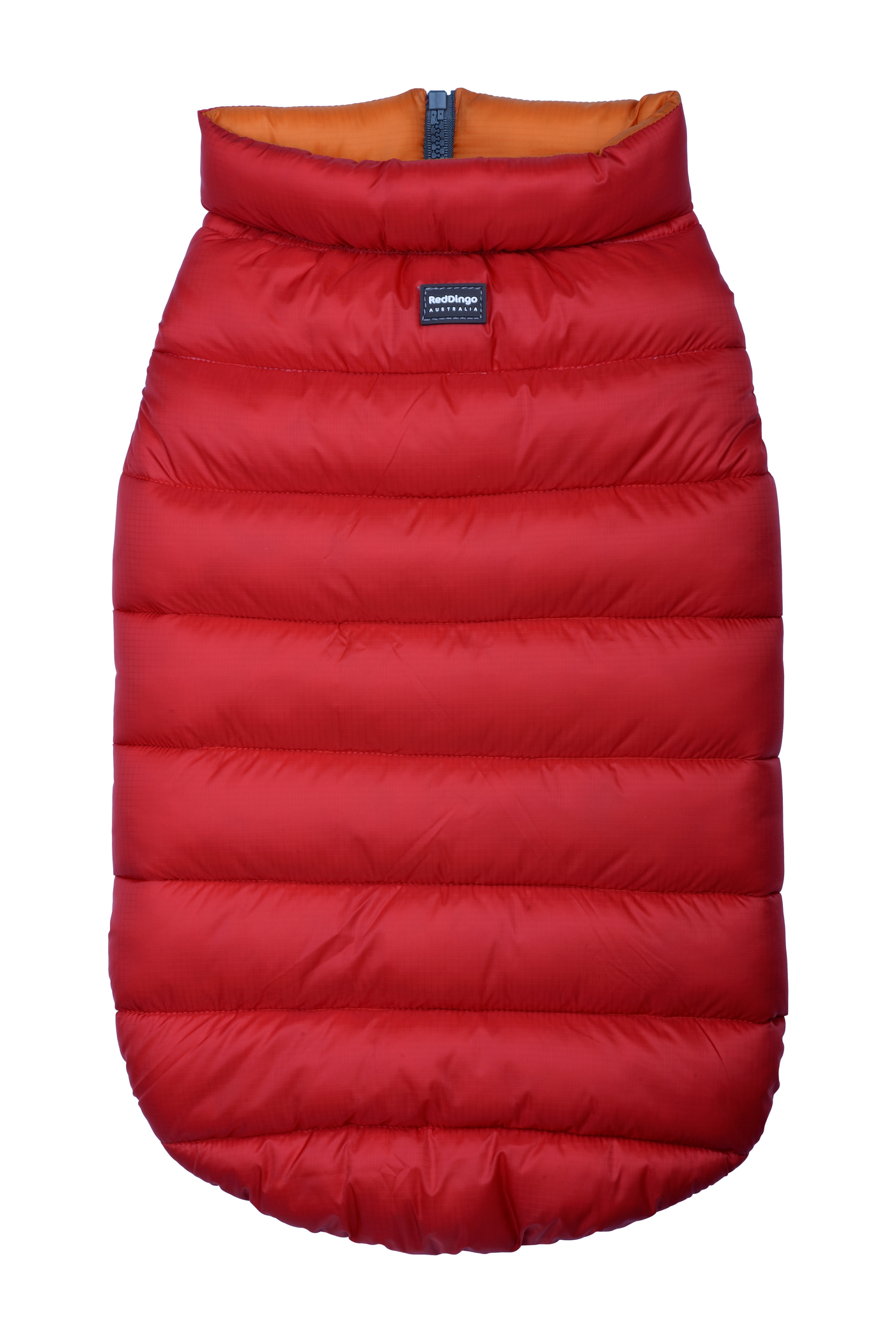Neo-Fit Puffer Jacket - Red / Orange Reversible